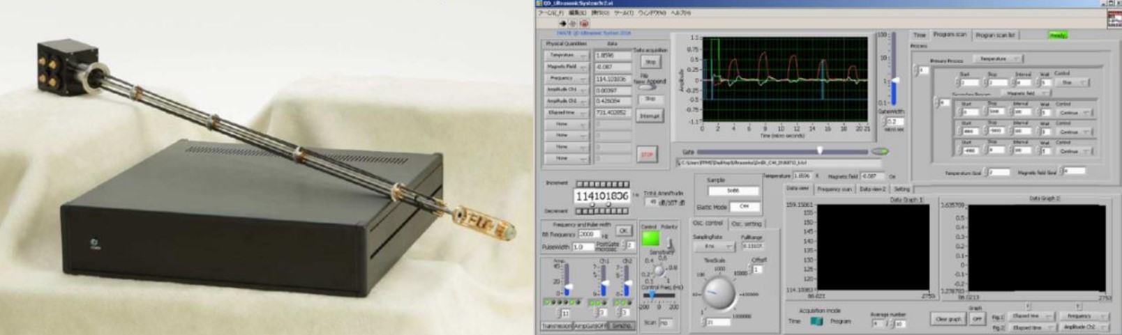 PPMS Ultrasonic elastic constant measurement option (English site)